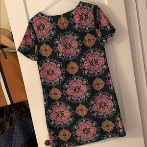 JCrew Kaleidoscope Short Sleeve Shift Dress